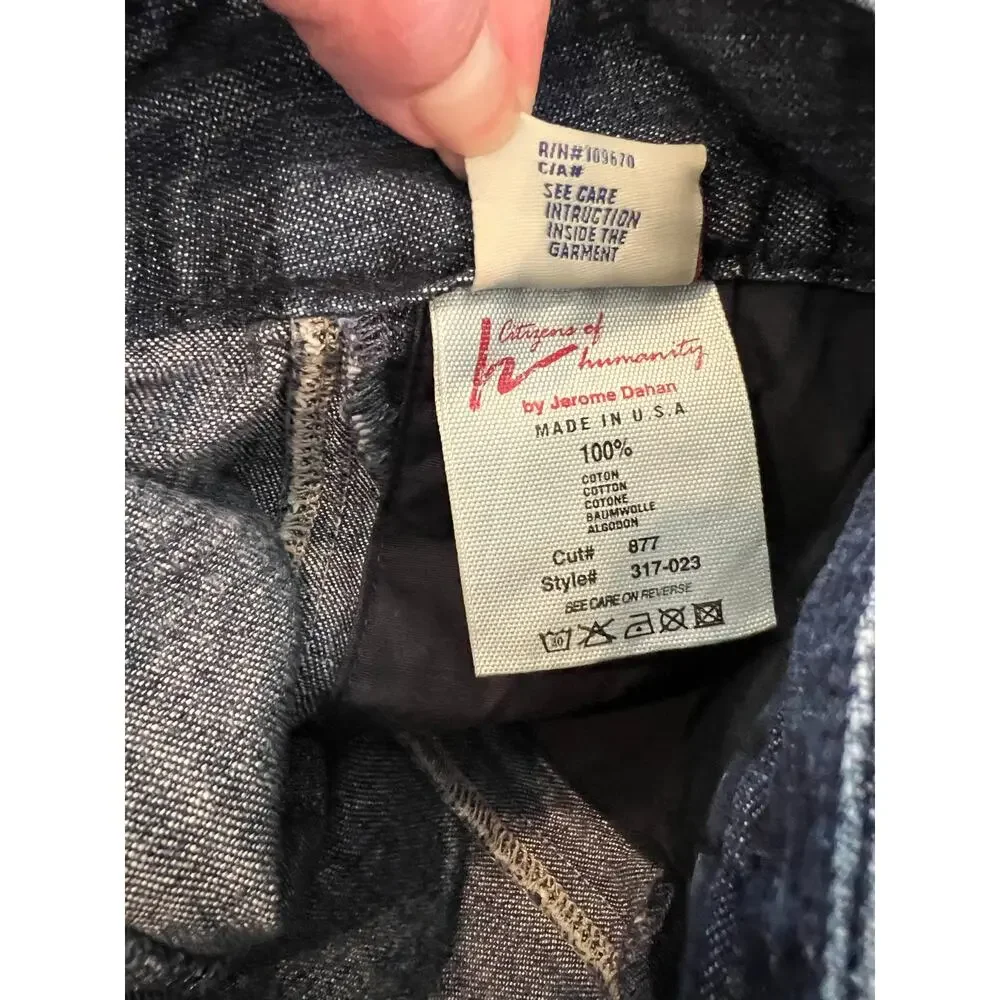 COH Citizens of Humanity denim jean skirt 25